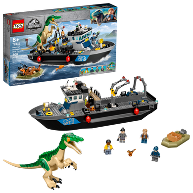 76942 Baryonyx Dinosaur Boat Escape, NIB, Retired