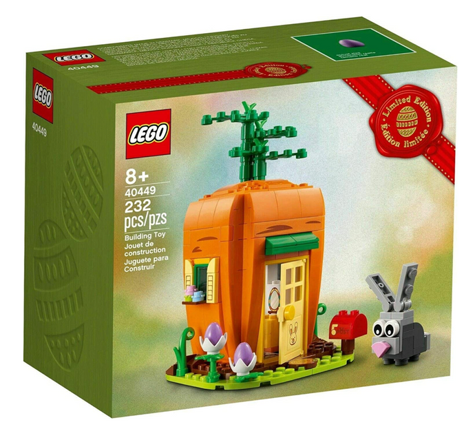 LEGO 40449 Easter Bunny's Carrot House, NIB, Retired