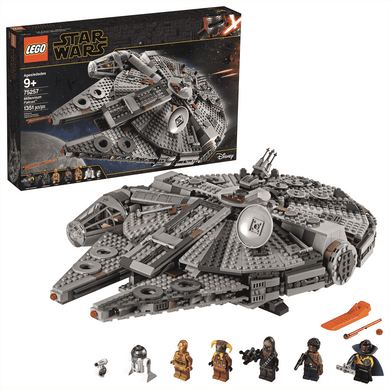 75257 Millennium Falcon, Retired, New - Open Box